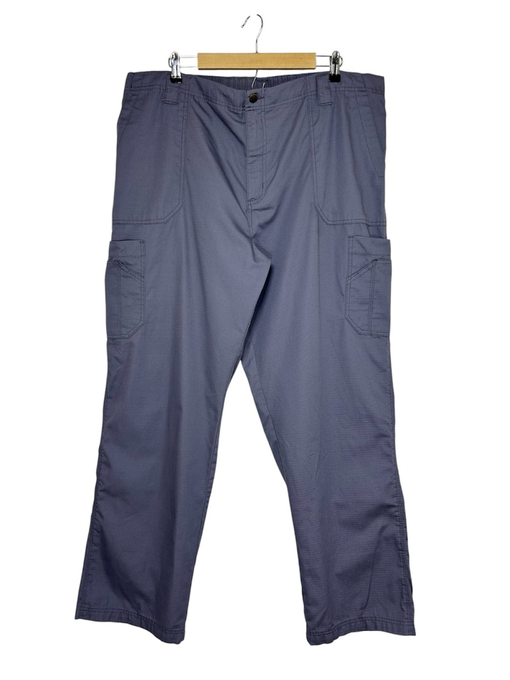 Carhartt Rip Stop Gray Drawstring‎ Cargo Pants Workwear Scrubs Men's 2XL